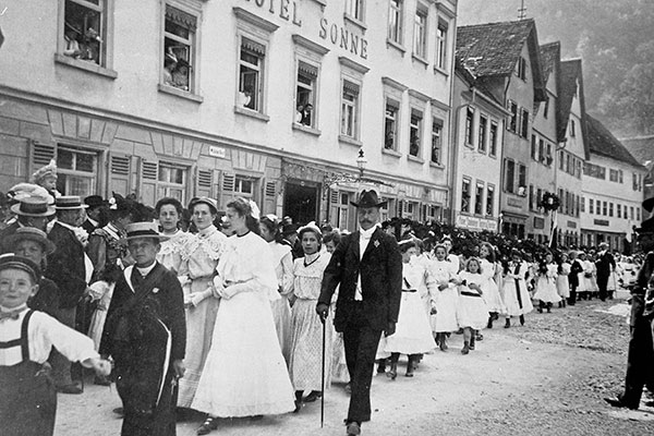 Foto Geislingen Umzug Obere Stadt